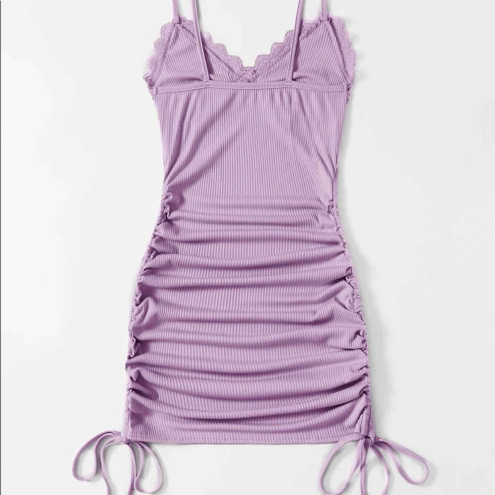 Romwe Contrast Drawstring Dress - Picture 3 of 5
